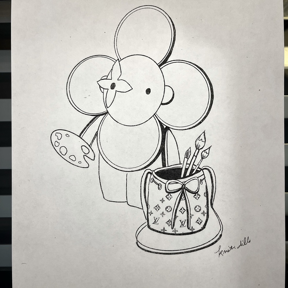 Rare Louis Vuitton coloring page